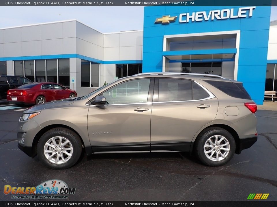 2019 Chevrolet Equinox LT AWD Pepperdust Metallic / Jet Black Photo #3