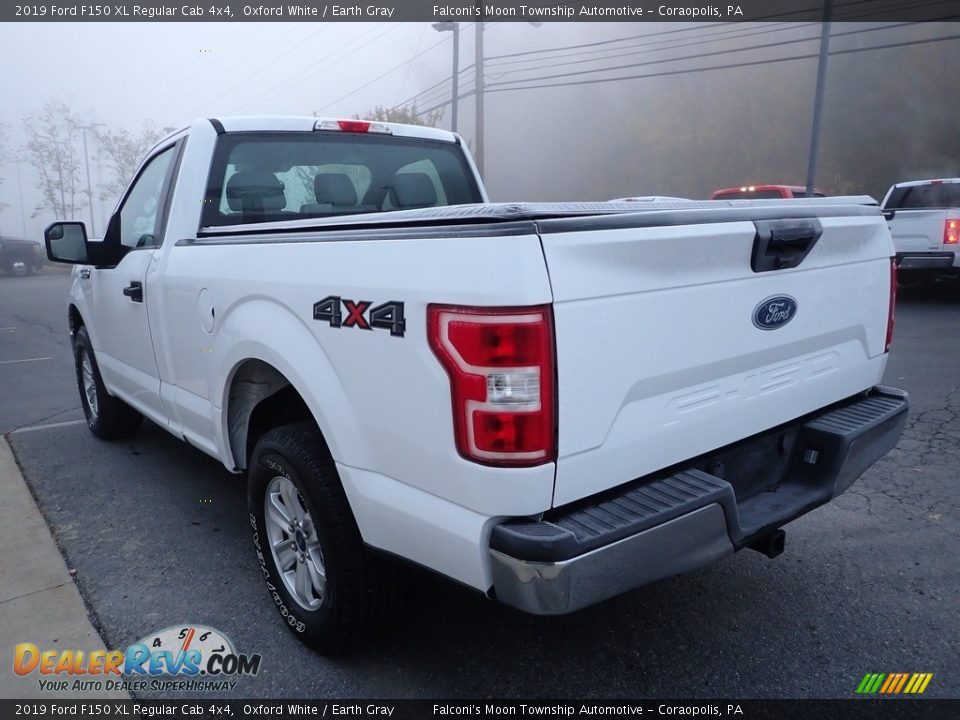 2019 Ford F150 XL Regular Cab 4x4 Oxford White / Earth Gray Photo #4