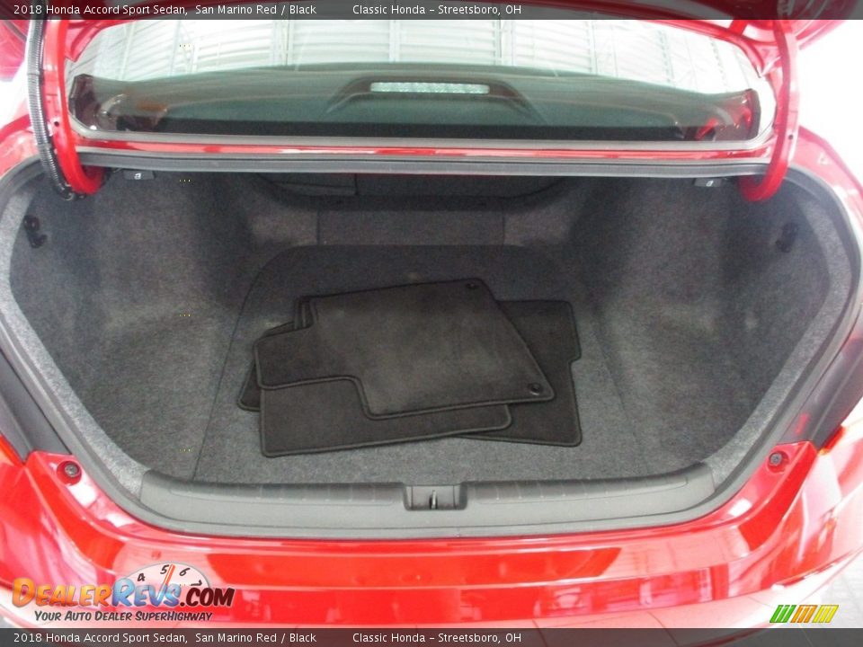 2018 Honda Accord Sport Sedan San Marino Red / Black Photo #13