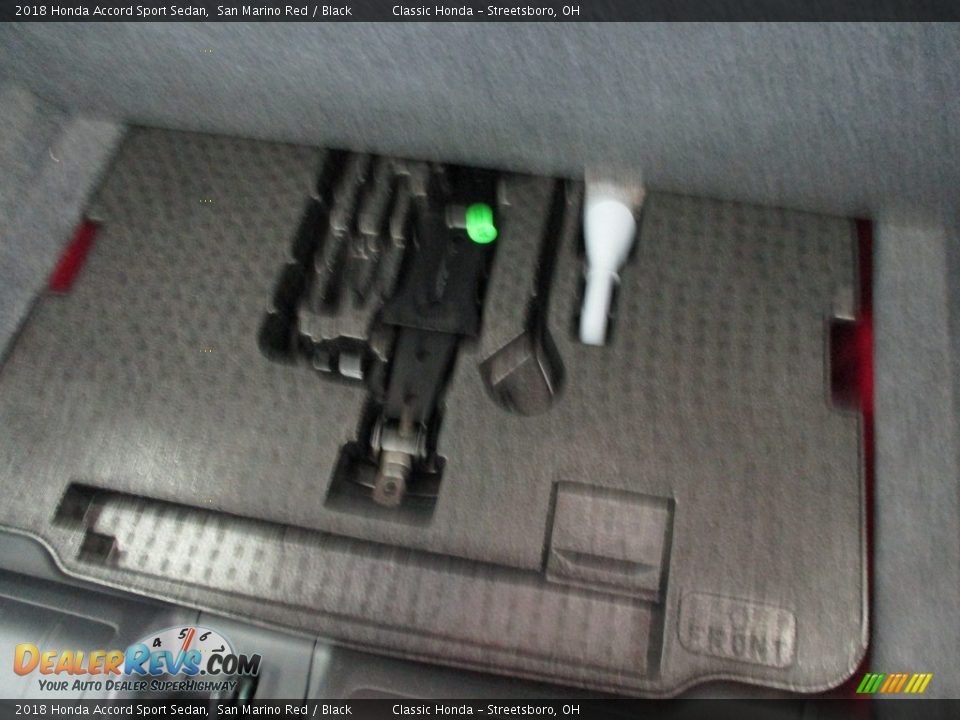 2018 Honda Accord Sport Sedan San Marino Red / Black Photo #14