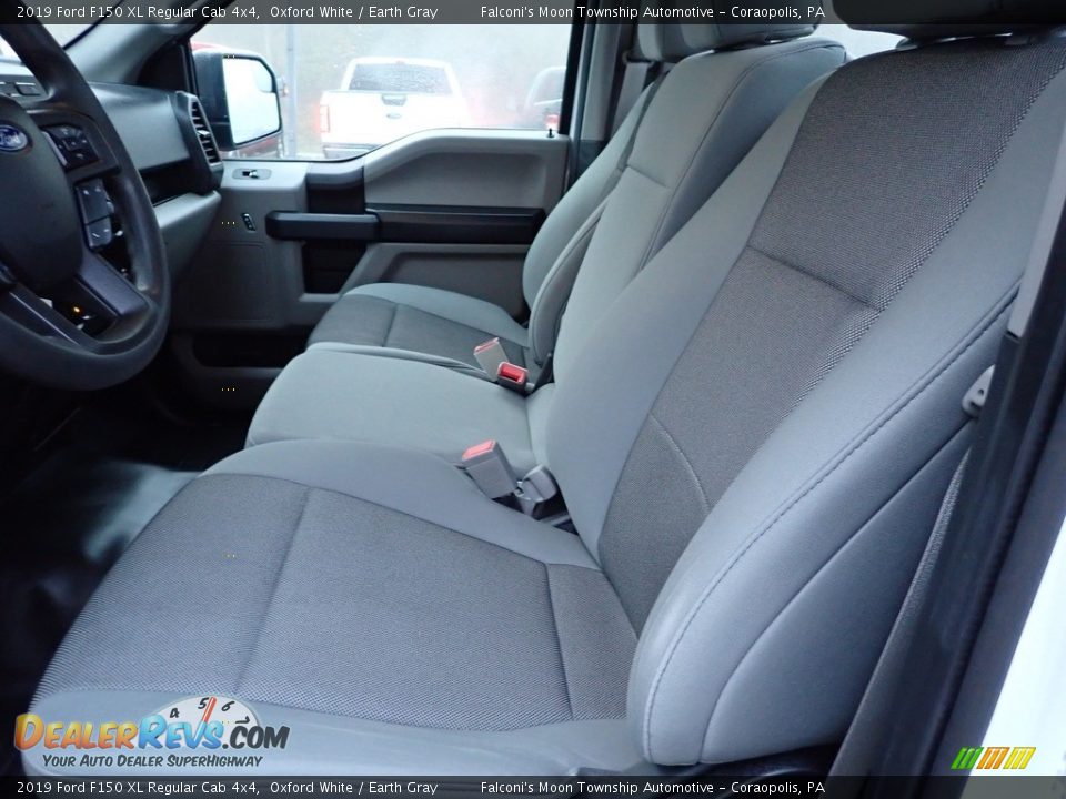 2019 Ford F150 XL Regular Cab 4x4 Oxford White / Earth Gray Photo #15