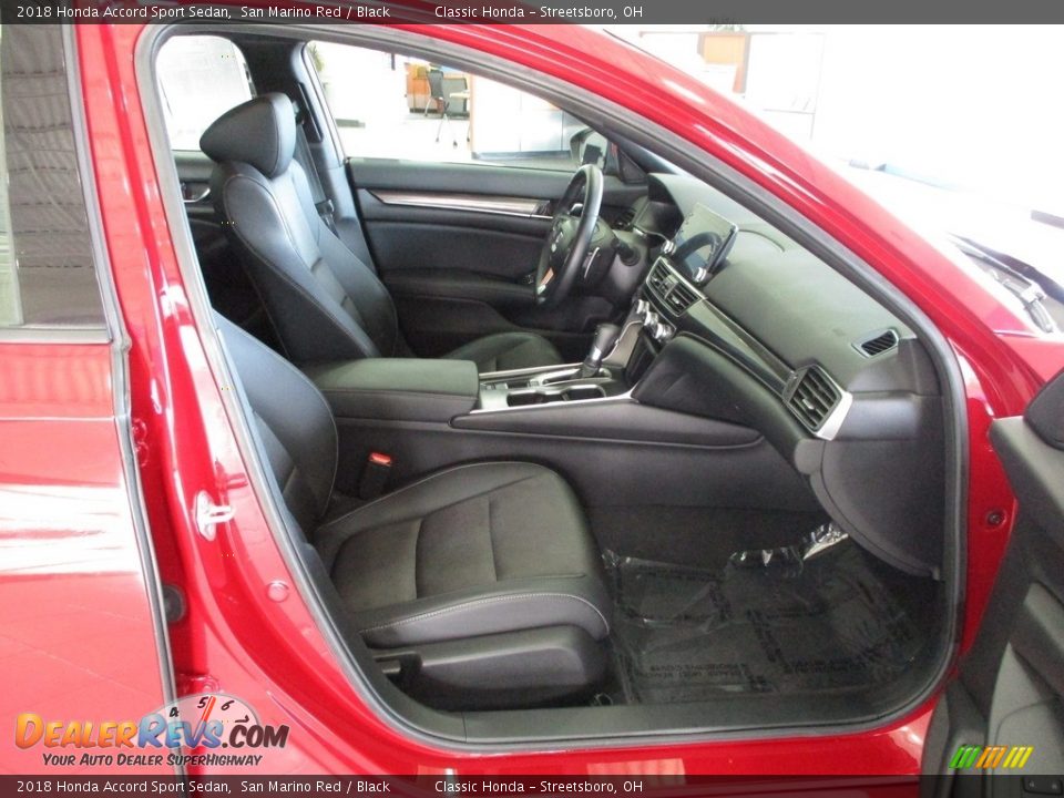 2018 Honda Accord Sport Sedan San Marino Red / Black Photo #18