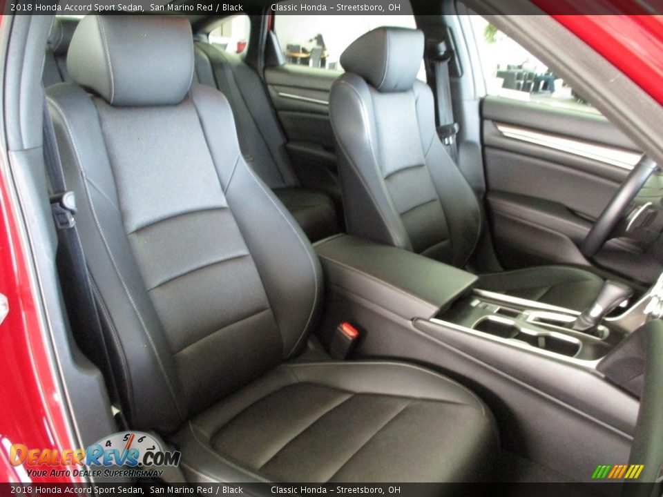 2018 Honda Accord Sport Sedan San Marino Red / Black Photo #19