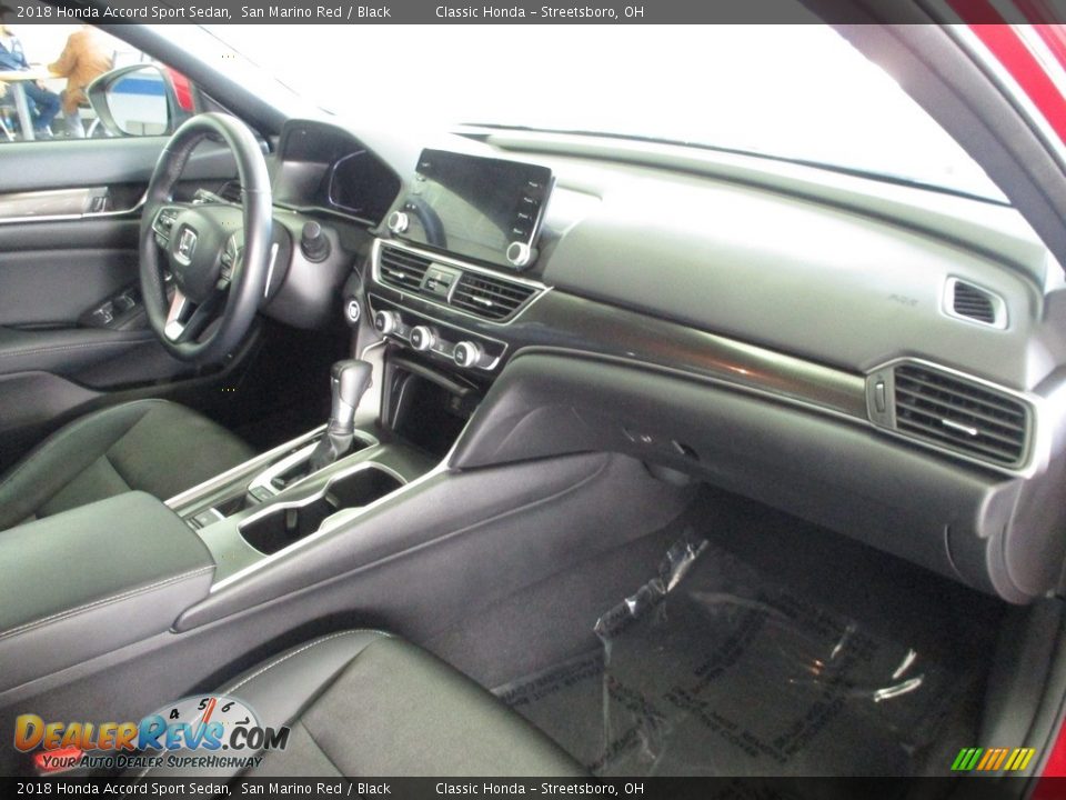 2018 Honda Accord Sport Sedan San Marino Red / Black Photo #20
