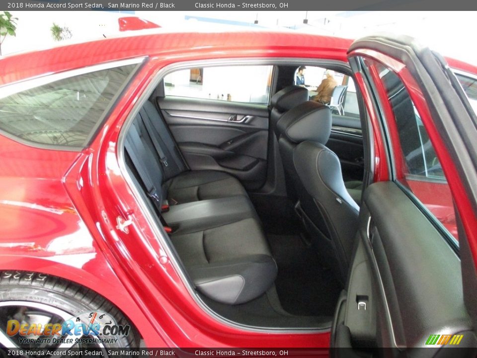 2018 Honda Accord Sport Sedan San Marino Red / Black Photo #22