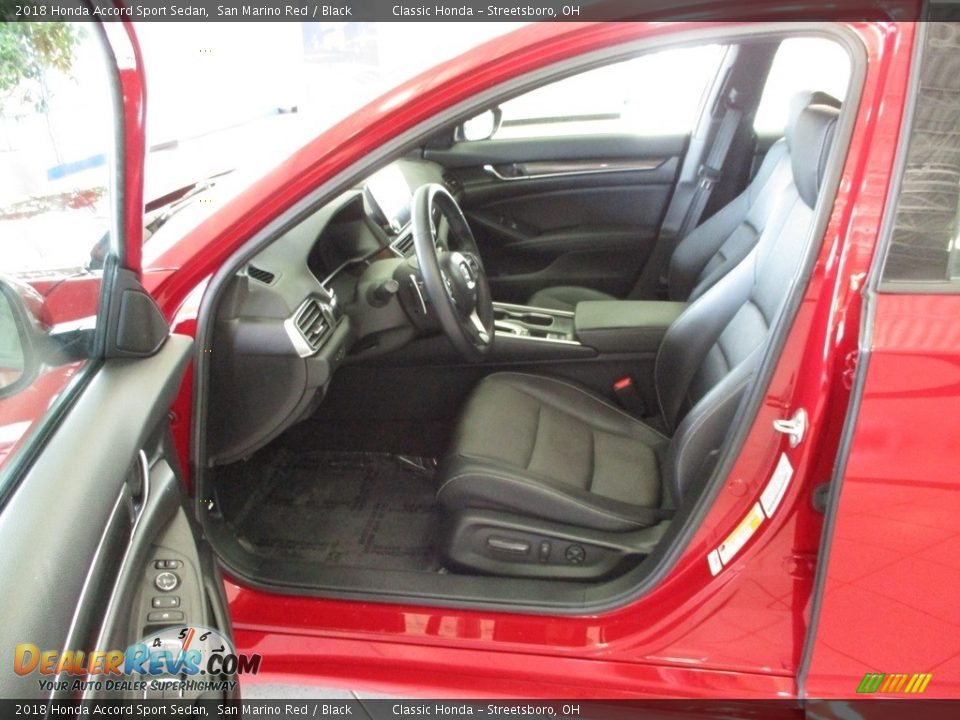 2018 Honda Accord Sport Sedan San Marino Red / Black Photo #29