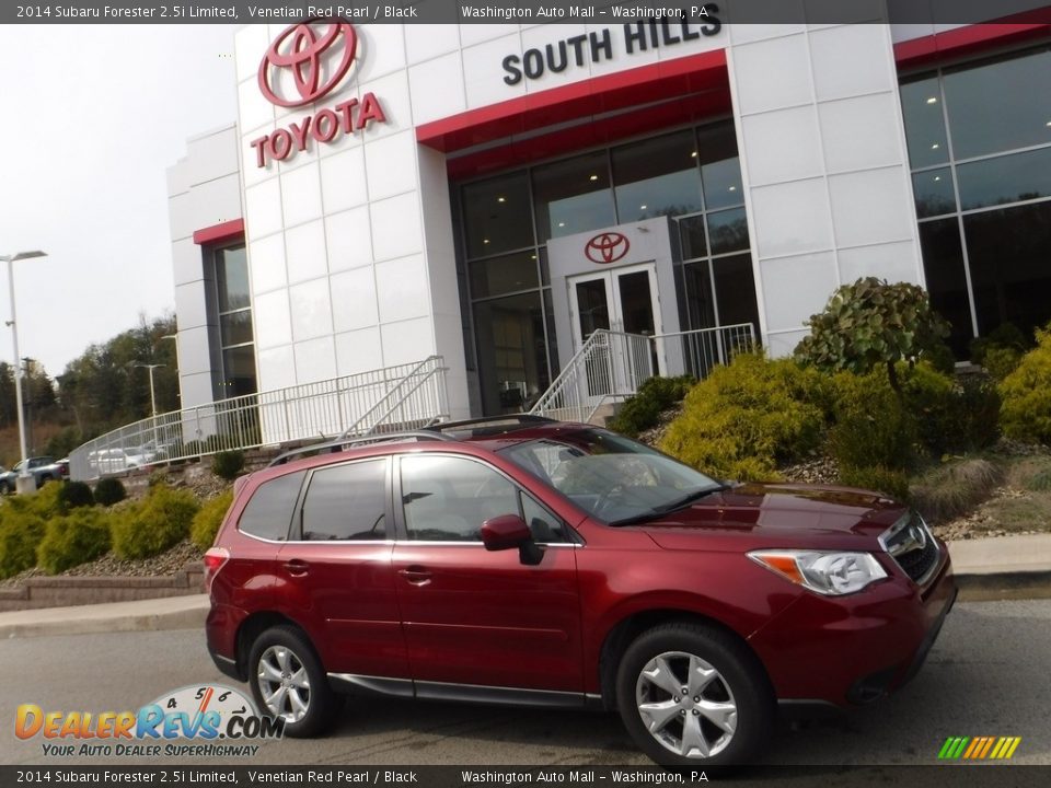2014 Subaru Forester 2.5i Limited Venetian Red Pearl / Black Photo #2