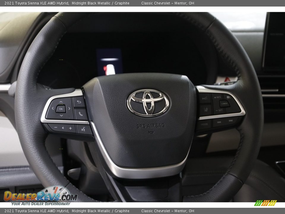 2021 Toyota Sienna XLE AWD Hybrid Steering Wheel Photo #7