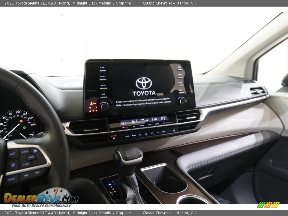 Controls of 2021 Toyota Sienna XLE AWD Hybrid Photo #9