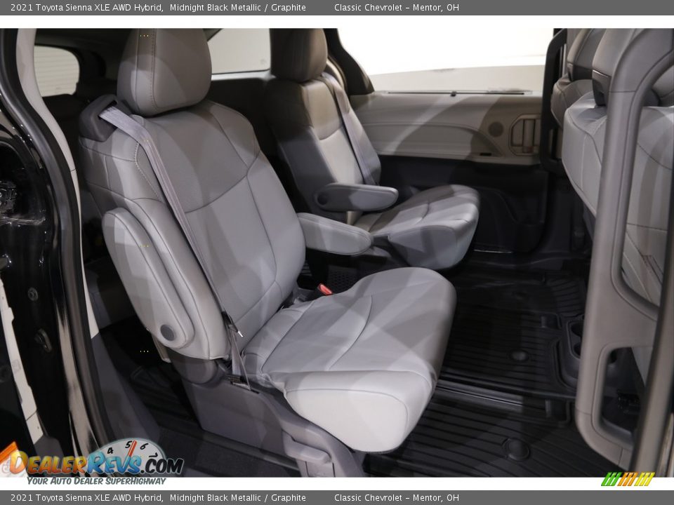 Rear Seat of 2021 Toyota Sienna XLE AWD Hybrid Photo #18