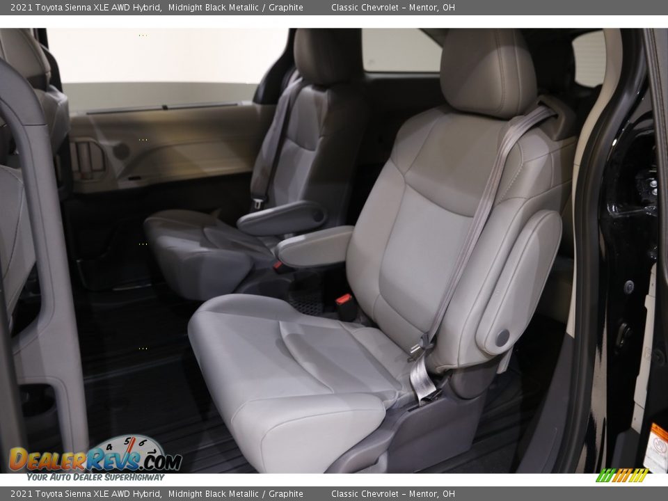 Rear Seat of 2021 Toyota Sienna XLE AWD Hybrid Photo #19
