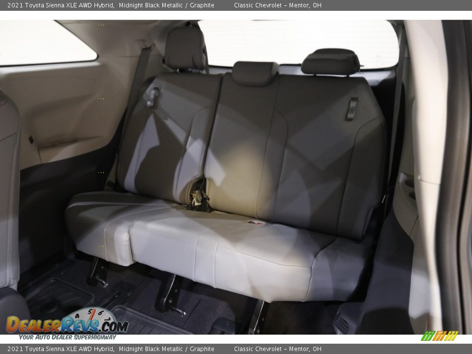 Rear Seat of 2021 Toyota Sienna XLE AWD Hybrid Photo #20