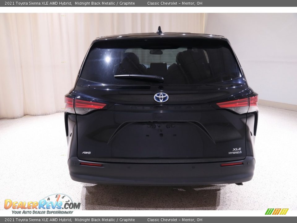 2021 Toyota Sienna XLE AWD Hybrid Midnight Black Metallic / Graphite Photo #21