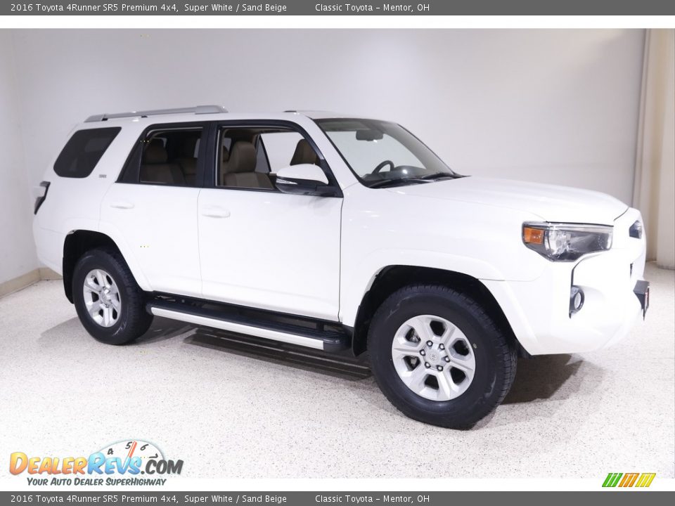 2016 Toyota 4Runner SR5 Premium 4x4 Super White / Sand Beige Photo #1