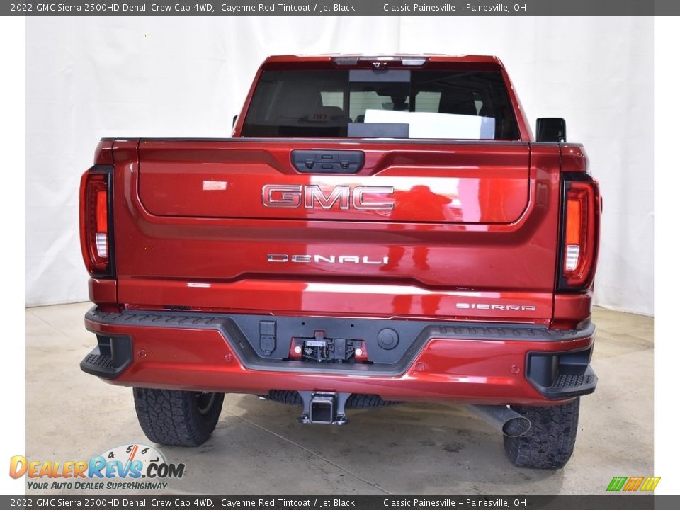 2022 GMC Sierra 2500HD Denali Crew Cab 4WD Cayenne Red Tintcoat / Jet Black Photo #3