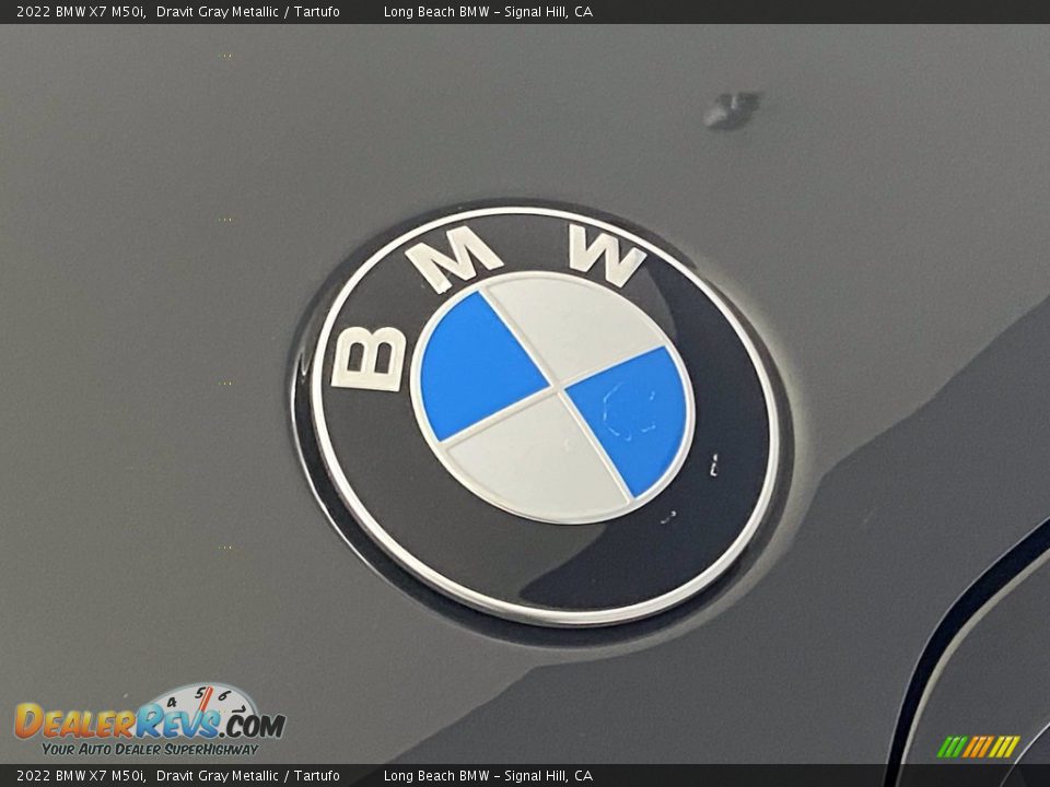 2022 BMW X7 M50i Dravit Gray Metallic / Tartufo Photo #5