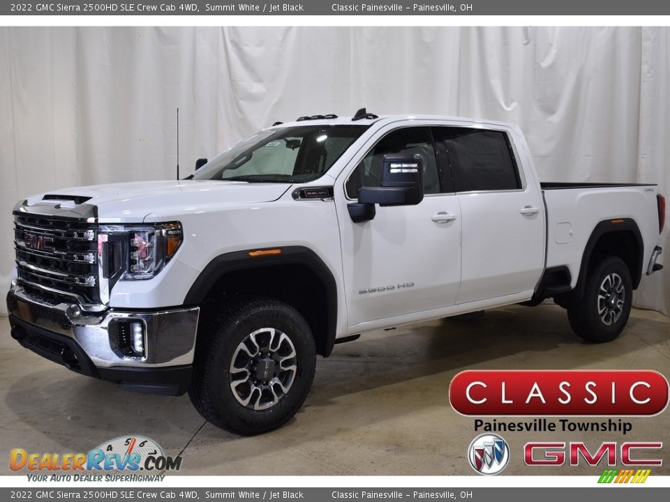 2022 GMC Sierra 2500HD SLE Crew Cab 4WD Summit White / Jet Black Photo #1