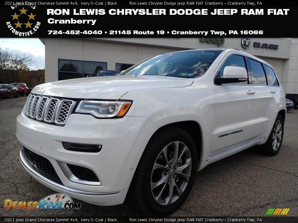 2021 Jeep Grand Cherokee Summit 4x4 Ivory 3-Coat / Black Photo #1