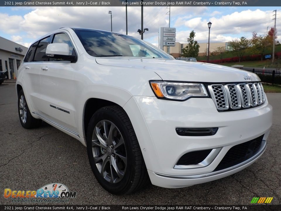 2021 Jeep Grand Cherokee Summit 4x4 Ivory 3-Coat / Black Photo #3