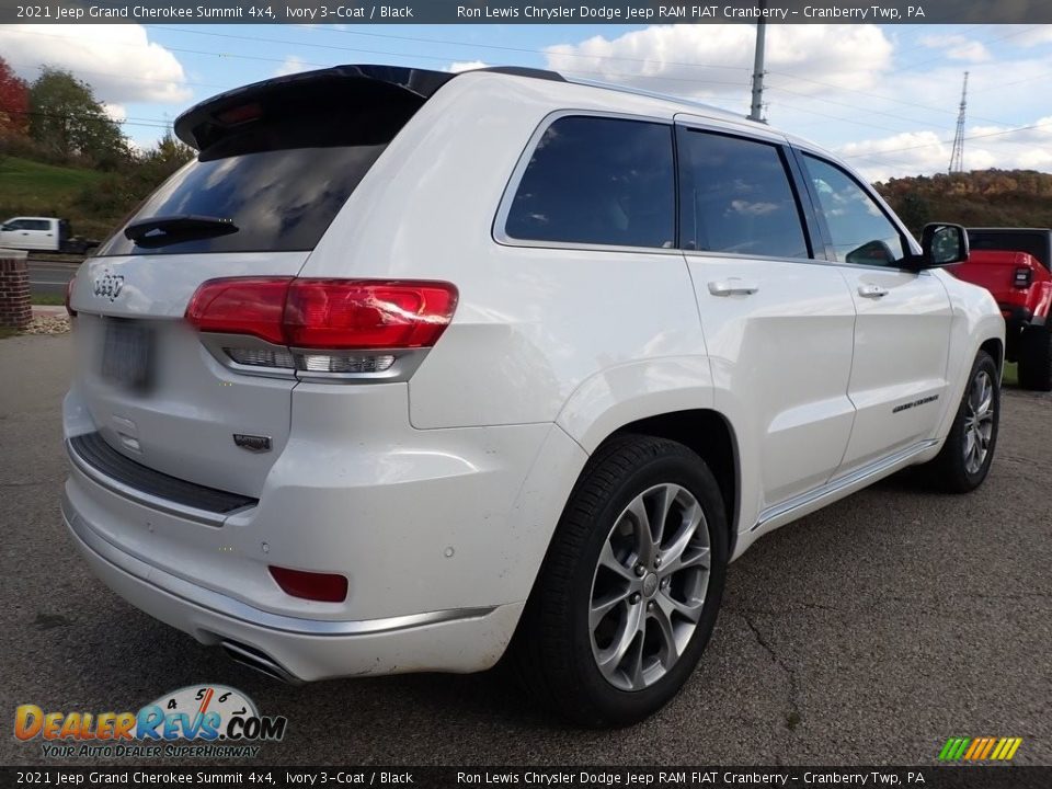 2021 Jeep Grand Cherokee Summit 4x4 Ivory 3-Coat / Black Photo #5