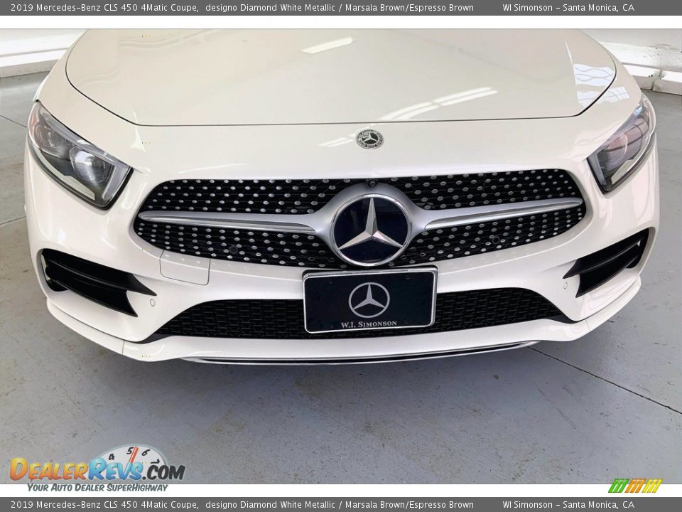 2019 Mercedes-Benz CLS 450 4Matic Coupe designo Diamond White Metallic / Marsala Brown/Espresso Brown Photo #30
