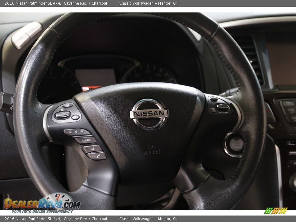 2016 Nissan Pathfinder SL 4x4 Cayenne Red / Charcoal Photo #7