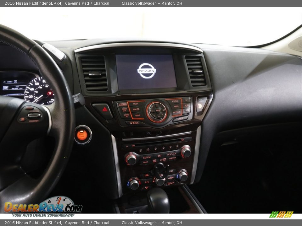 2016 Nissan Pathfinder SL 4x4 Cayenne Red / Charcoal Photo #9