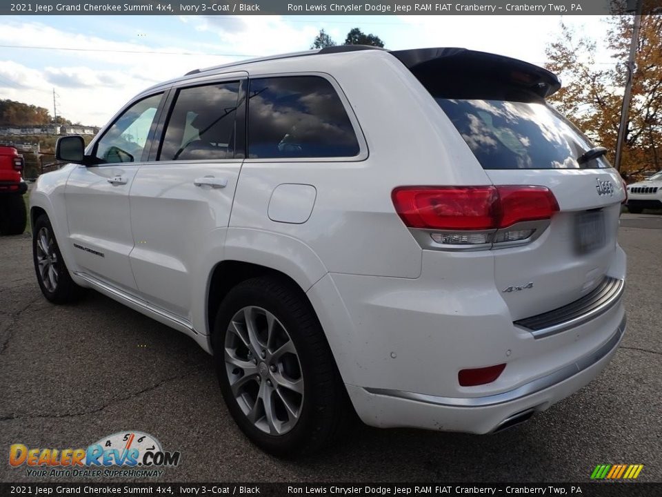 2021 Jeep Grand Cherokee Summit 4x4 Ivory 3-Coat / Black Photo #8