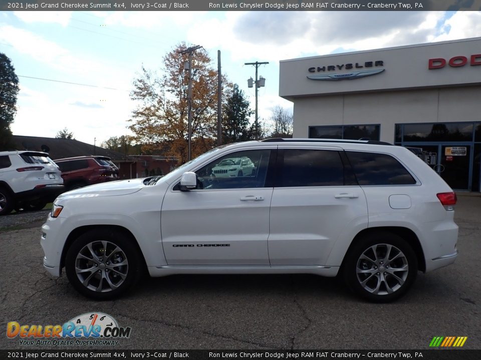 2021 Jeep Grand Cherokee Summit 4x4 Ivory 3-Coat / Black Photo #9