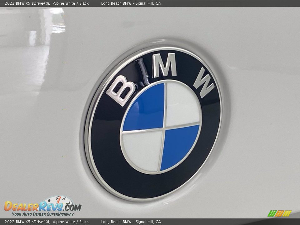 2022 BMW X5 sDrive40i Alpine White / Black Photo #7
