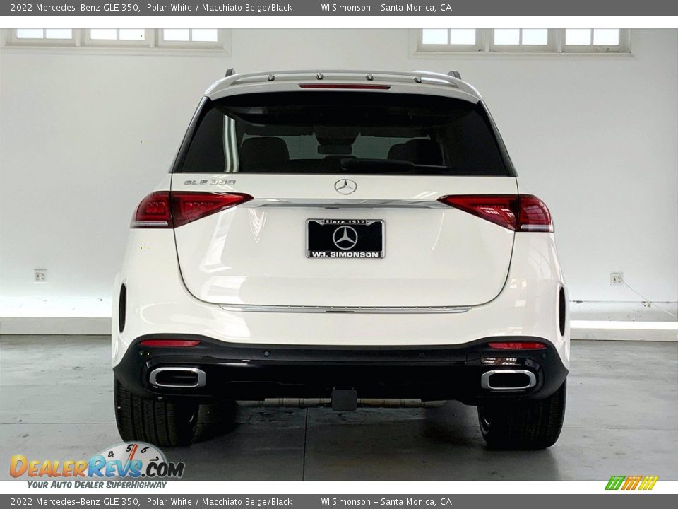 2022 Mercedes-Benz GLE 350 Polar White / Macchiato Beige/Black Photo #3