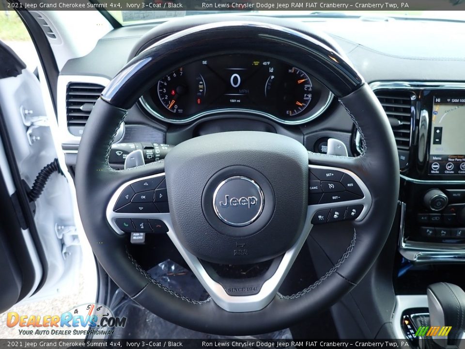 2021 Jeep Grand Cherokee Summit 4x4 Steering Wheel Photo #16