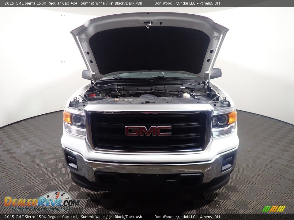 2015 GMC Sierra 1500 Regular Cab 4x4 Summit White / Jet Black/Dark Ash Photo #6