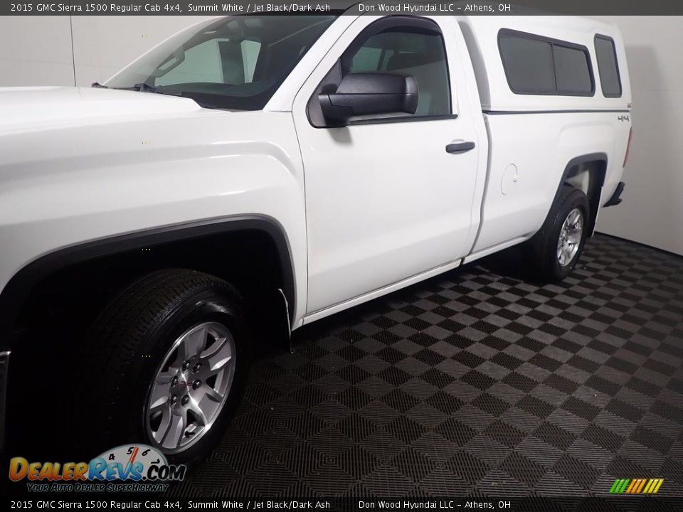 2015 GMC Sierra 1500 Regular Cab 4x4 Summit White / Jet Black/Dark Ash Photo #10