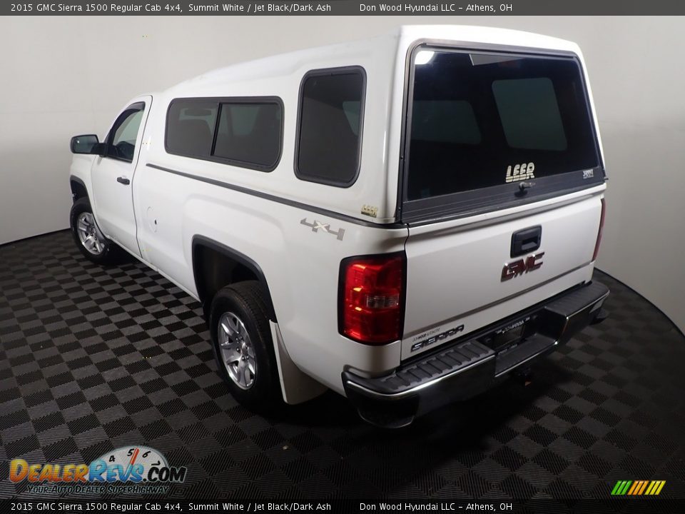 2015 GMC Sierra 1500 Regular Cab 4x4 Summit White / Jet Black/Dark Ash Photo #11