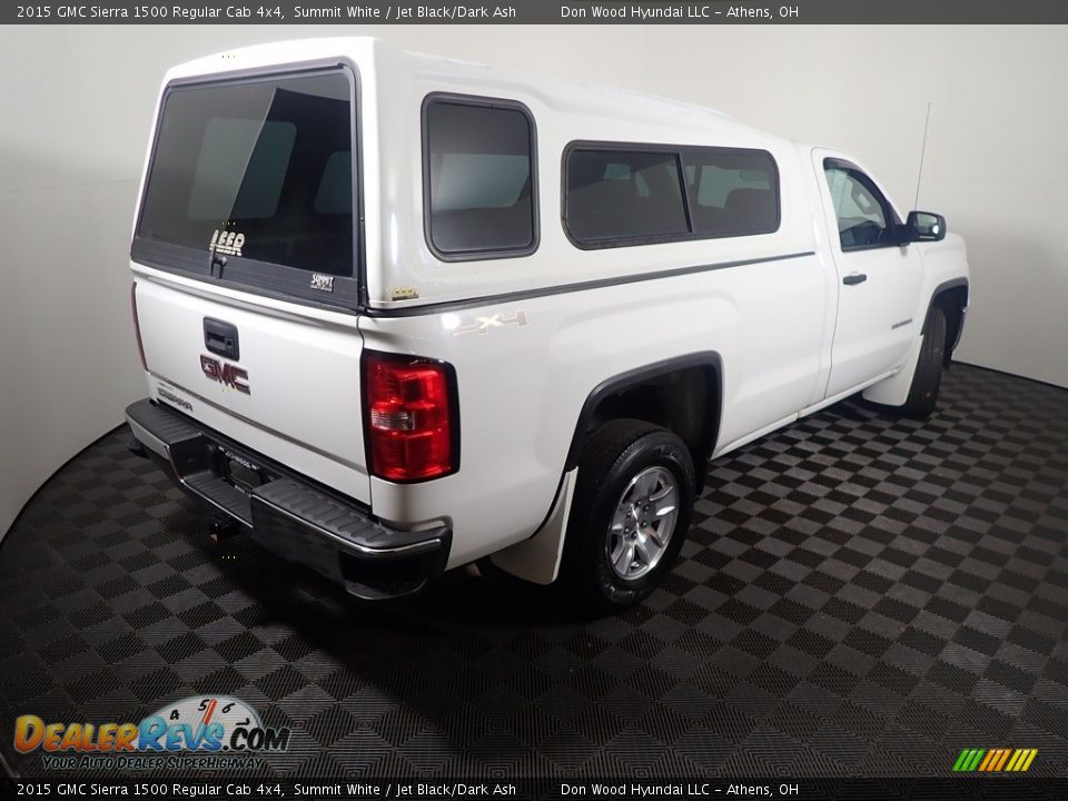 2015 GMC Sierra 1500 Regular Cab 4x4 Summit White / Jet Black/Dark Ash Photo #14