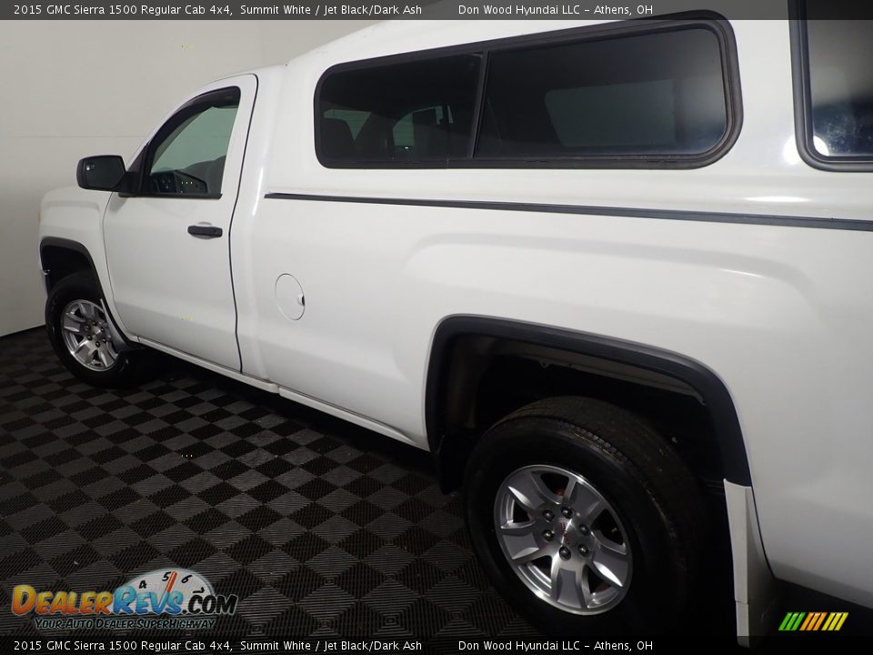 2015 GMC Sierra 1500 Regular Cab 4x4 Summit White / Jet Black/Dark Ash Photo #15