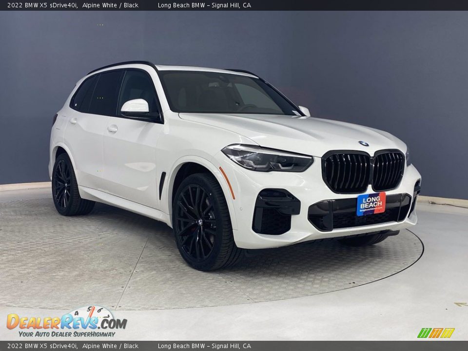 2022 BMW X5 sDrive40i Alpine White / Black Photo #27