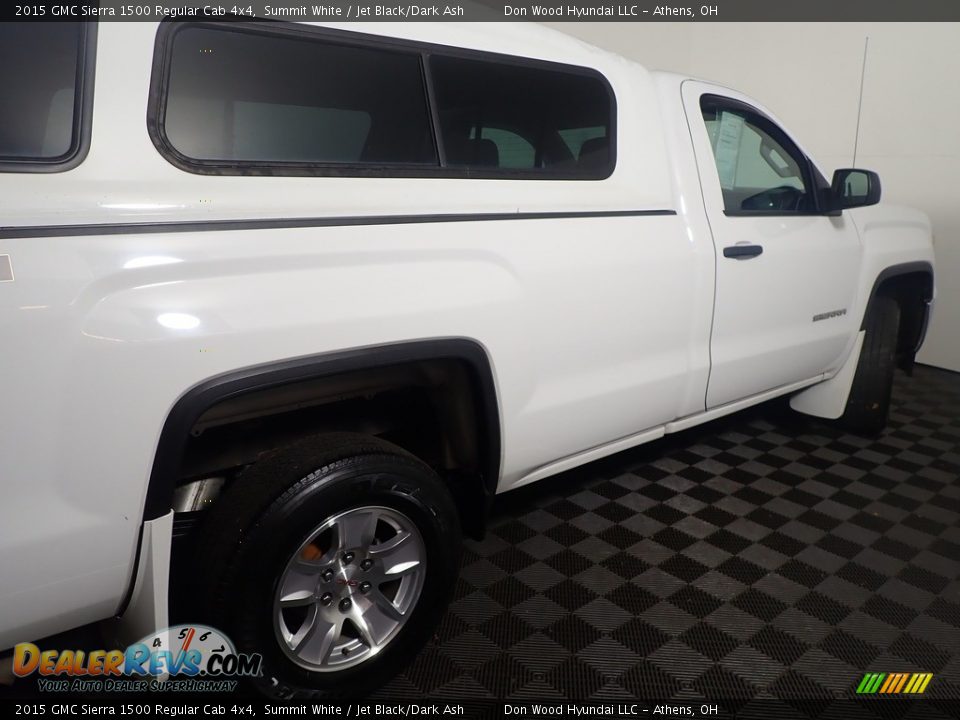 2015 GMC Sierra 1500 Regular Cab 4x4 Summit White / Jet Black/Dark Ash Photo #16