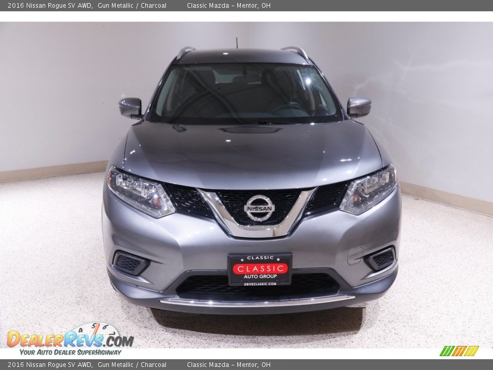 2016 Nissan Rogue SV AWD Gun Metallic / Charcoal Photo #2