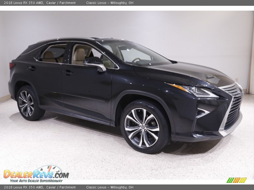 2018 Lexus RX 350 AWD Caviar / Parchment Photo #1