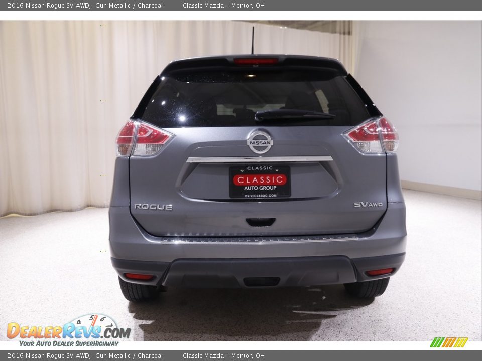 2016 Nissan Rogue SV AWD Gun Metallic / Charcoal Photo #15