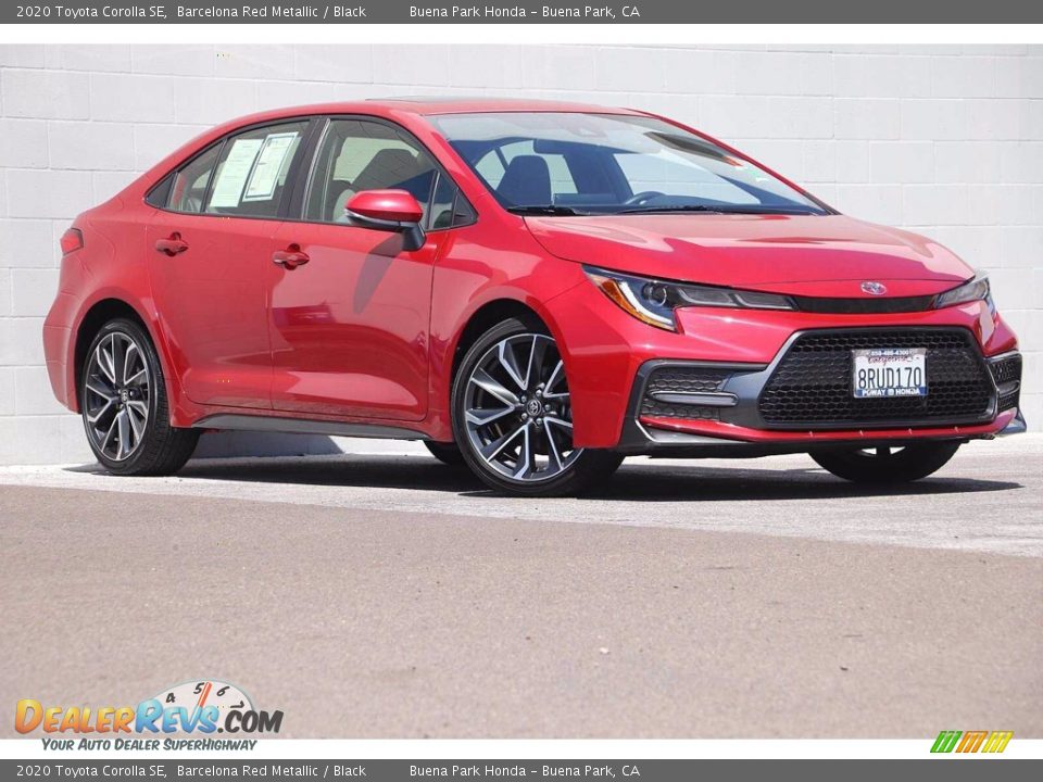 2020 Toyota Corolla SE Barcelona Red Metallic / Black Photo #2