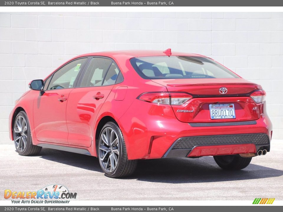 2020 Toyota Corolla SE Barcelona Red Metallic / Black Photo #8