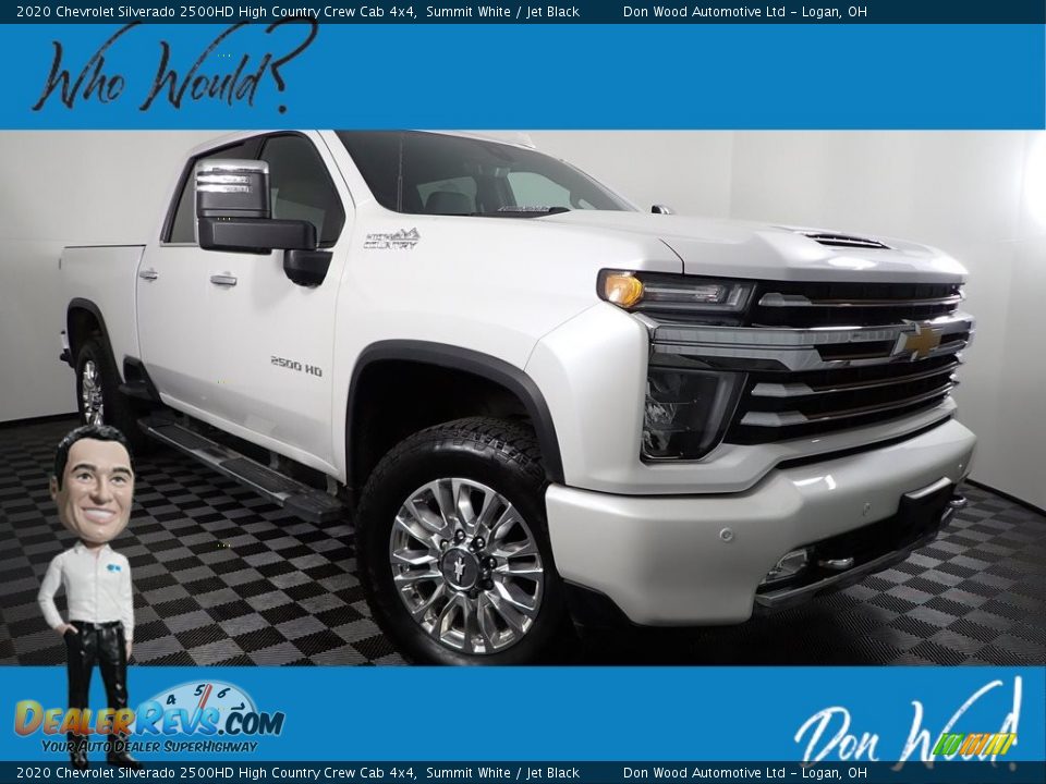 2020 Chevrolet Silverado 2500HD High Country Crew Cab 4x4 Summit White / Jet Black Photo #1