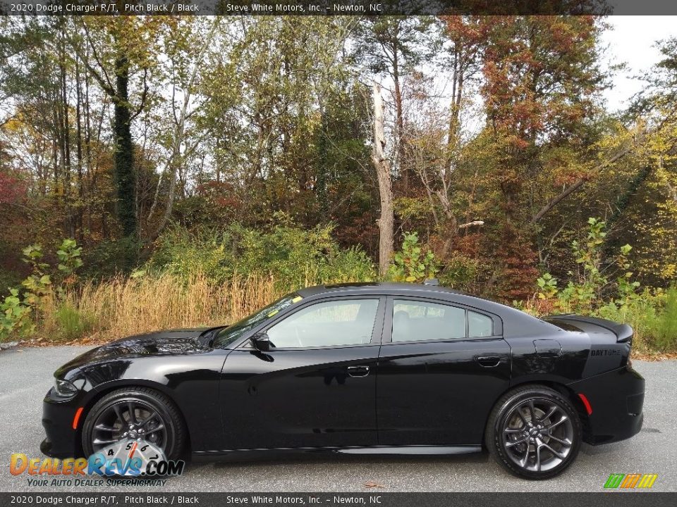 2020 Dodge Charger R/T Pitch Black / Black Photo #1