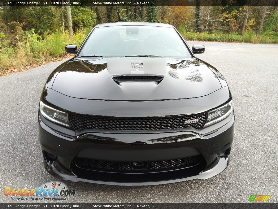 2020 Dodge Charger R/T Pitch Black / Black Photo #4