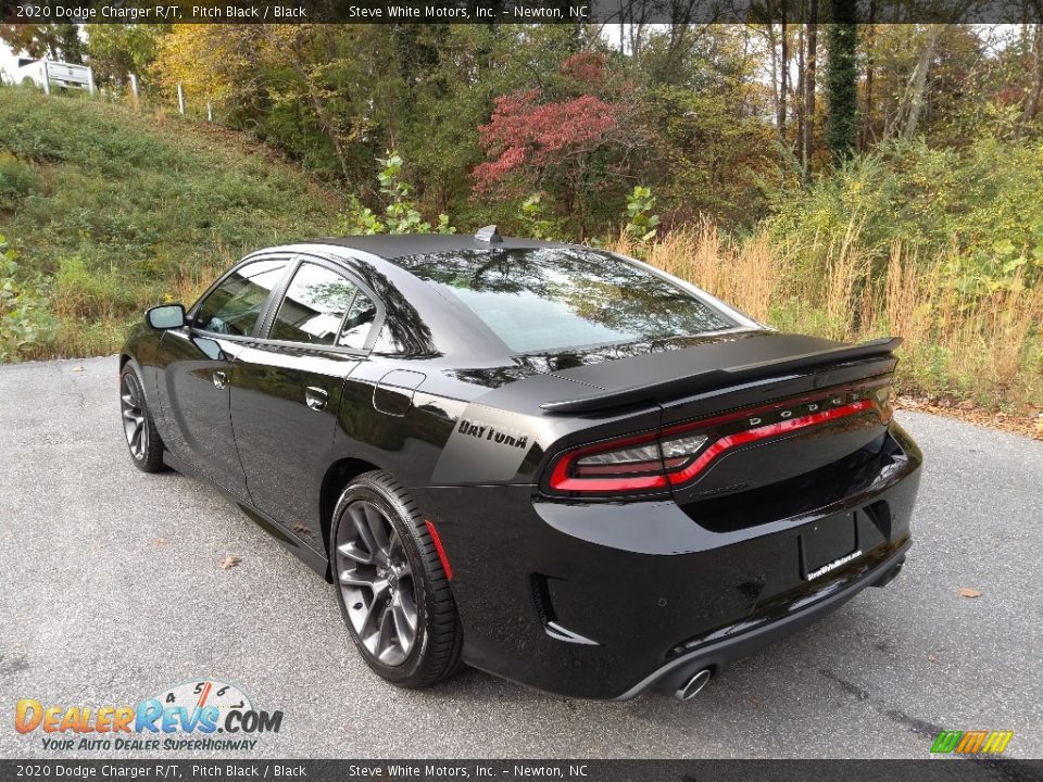 2020 Dodge Charger R/T Pitch Black / Black Photo #9