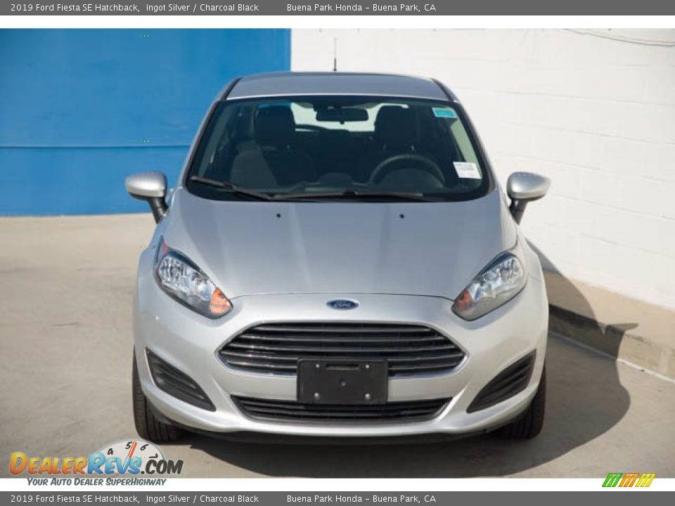 2019 Ford Fiesta SE Hatchback Ingot Silver / Charcoal Black Photo #7