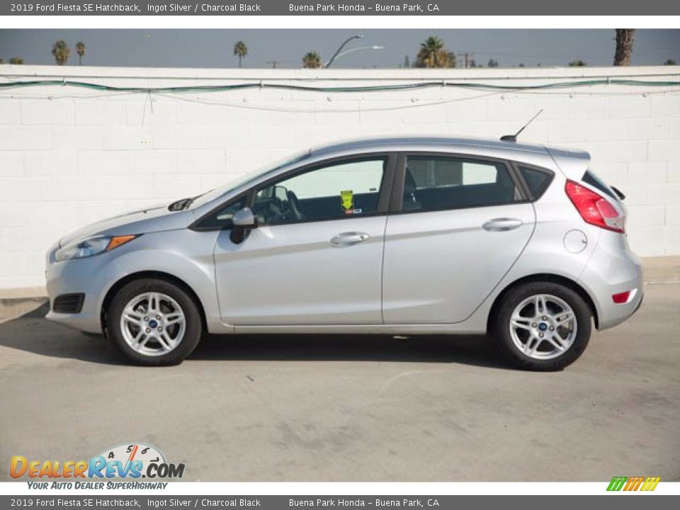 2019 Ford Fiesta SE Hatchback Ingot Silver / Charcoal Black Photo #10